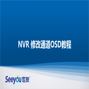 腾博会官网 NT NVR修改通道OSD教程